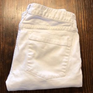 J Crew Matchstick White Jeans Size 27 short